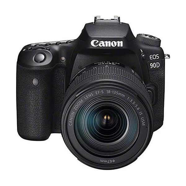 دوربین عکاسی canon 90d با لنز 135-18 IS USM