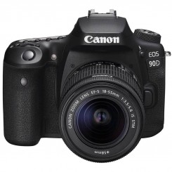 دوربین عکاسی canon 90d با لنز 55-18 IS STM