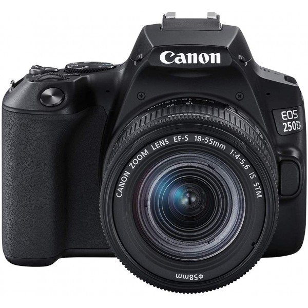 دوربین عکاسی canon 250d با لنز 55-18 III