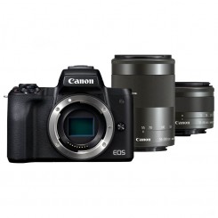 دوربین عکاسی بدون آینه کانن Canon EOS M50 Mark II with 15-45 and 55-200 با گارانتی 36 ماهه