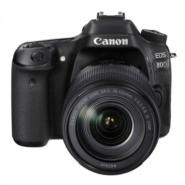 دوربین عکاسی canon 80d با لنز 135-18 IS USM