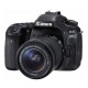 دوربین عکاسی canon 80d با لنز 55-18 IS STM