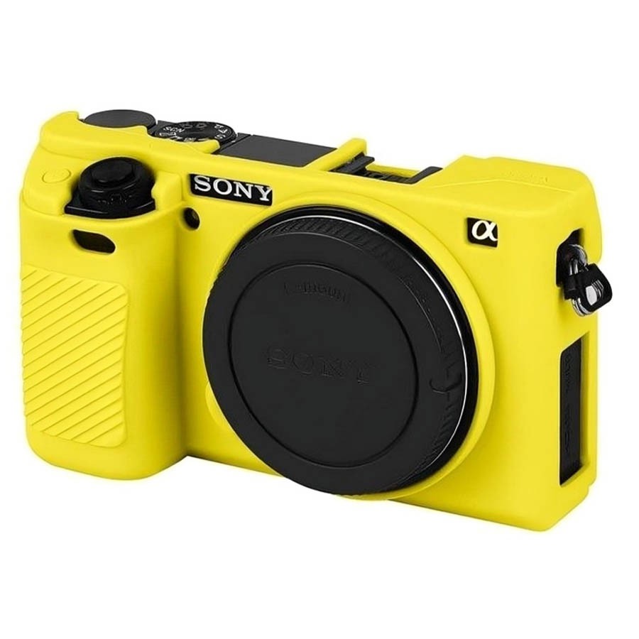کاور سیلیکونی مناسب سونی Sony A6400 (زرد)