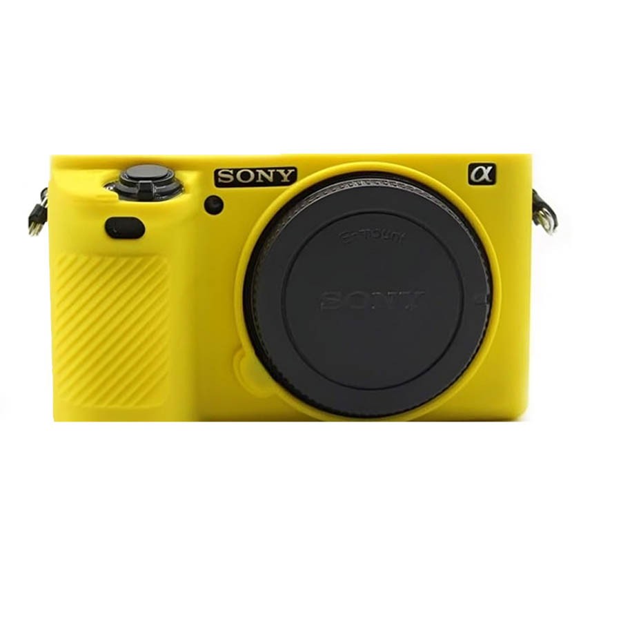 کاور سیلیکونی مناسب سونی Sony A6500/6600 (زرد)