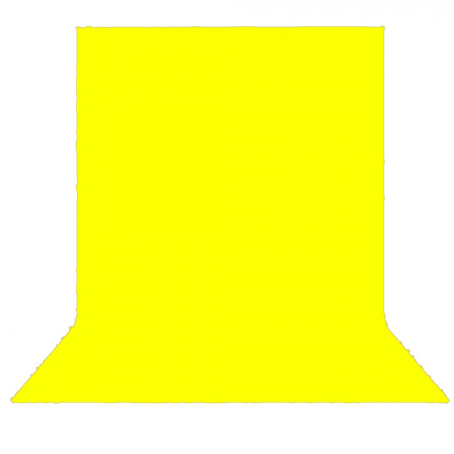 پرده فون شطرنجی زرد 2x3 متر