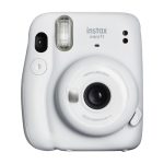 دوربین عکاسی چاپ سریع فوجی فیلم سفید مدل (ice white) Instax Mini 11 با کاغذ