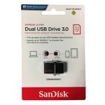 فلش مموری سن دیسک Sandisk Ultra dual usb drive 3.0 32Gb