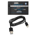 باتری دی بی کی (بادرگاه تایپ DBK LC-E17 (C