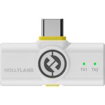 میکروفون یقه ای بی سیم Hollyland LARK M2 DUO 2 Person Wireless Combo Microphone